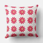 マザーズ日レトログルービージャストフライカラフルフローラ クッション (裏面)