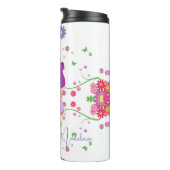 マザーズ日レトログルービージャストフライフローラ タンブラー (回転右)