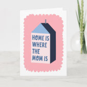 マザーズ日引用文モダンミニマリストパステルカラー カード (正面)