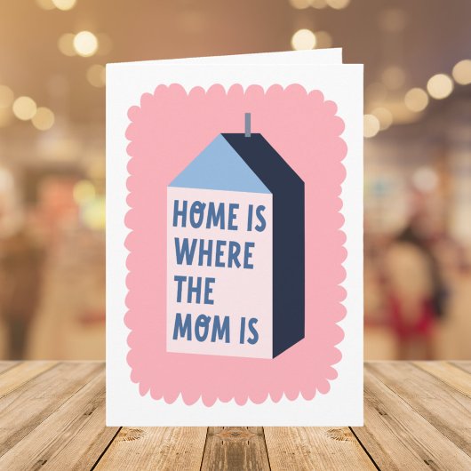 マザーズ日引用文モダンミニマリストパステルカラー カード