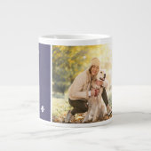 マザーズ最高のデイドッグ母の写真 ジャンボコーヒーマグカップ (正面)