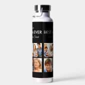 マザーズ最高のデイママママトレンディー写真コラージュ ウォーターボトル (右面)