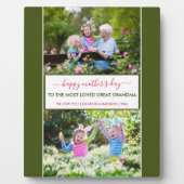 マザーズ素晴らしデイおばあちゃん2パーソナライズされた枚 フォトプラーク (正面)