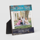 マザーズ素朴デイブルーウッドフォトファミリー名 フォトプラーク (正面)