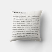マザーズ親愛デイママレタータイポグラフィカスタム クッション (裏面)