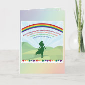 マザーズ・アンド・レインボーズ 母の日のグリーティングカード カード (正面)