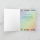 マザーズ・アンド・レインボーズ 母の日のグリーティングカード カード (内部)