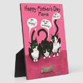 マザーズ・デイの猫たちおもしろい|過去記事 フォトプラーク (側面)