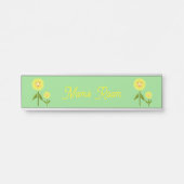 マザーズ・デイひまわりカスタム花 サインプレート (正面)