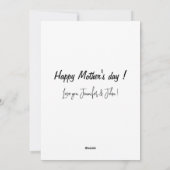 マザーズ・デイカード引用文シンプル シーズンカード (裏面)