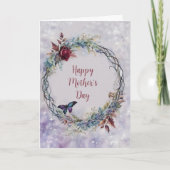 マザーズ・デイゼネラルかわいらしリース・バタフライ カード (正面)