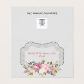 マザーズ・デイタイポグラフィ 名刺 (外部フラット)