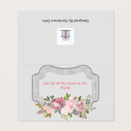 マザーズ・デイタイポグラフィ 名刺 (外部フラット)