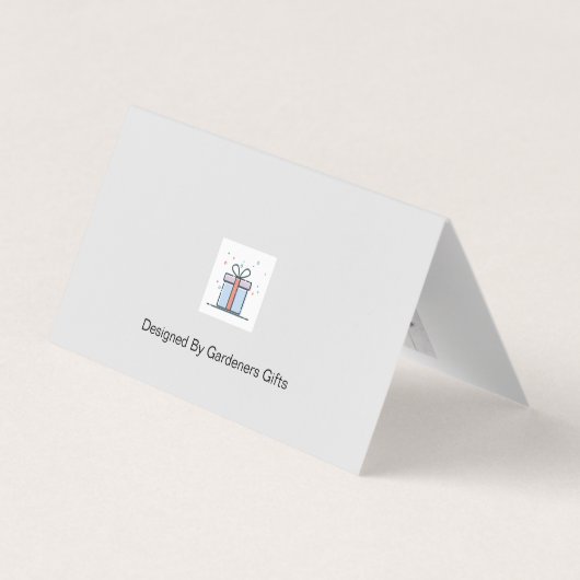 マザーズ・デイタイポグラフィ 名刺 (裏面)