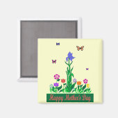 マザーズ・デイデザイン磁石 マグネット (正面/裏面)