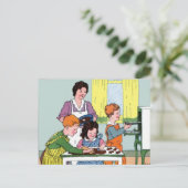 マザーズ・デイベーキングとママ ポストカード (スタンド正面)