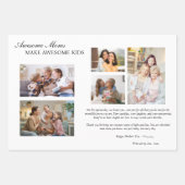 マザーズ・デイ新聞フラワーブーケ ラッピングペーパーシート (正面2)