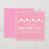 マザーズ・デイ最高の・カード (正面/裏面)