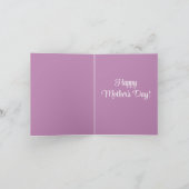 マザーズ・デイ・さくらんぼの花 カード (内部)