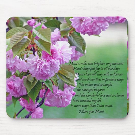 マザーズ・デイ・アイ・ラブ・ユー マウスパッド (正面)