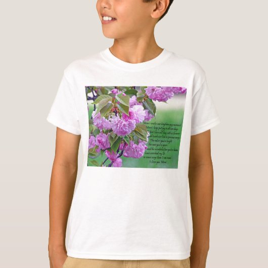 マザーズ・デイ・アイ・ラブ・ユー Tシャツ (正面)