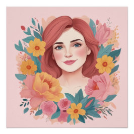 マザーズ・デイ・イラストレーター ポスター