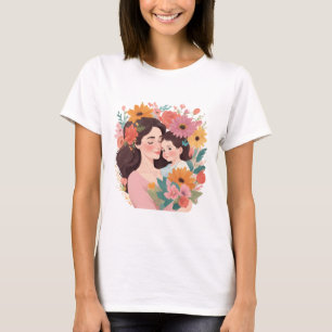 マザーズ・デイ・イラストレーター Tシャツ