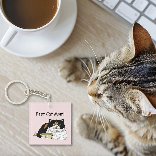 マザーズ・デイ・カリコ・キャット キーホルダー