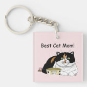 マザーズ・デイ・カリコ・キャット キーホルダー (正面)