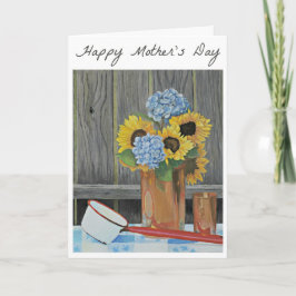 マザーズ・デイ・カードひまわり花束 カード