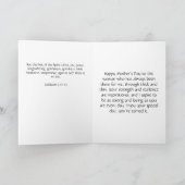 マザーズ・デイ・カードひまわり花束 カード (内部)