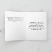 マザーズ・デイ・カード水仙 カード (内部)