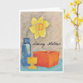 マザーズ・デイ・カード水仙 カード (黄色い花)
