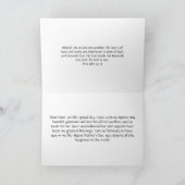 マザーズ・デイ・カード・グリーン・グラス カード (内部)