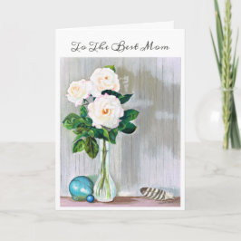 マザーズ・デイ・カード・ホワイト・ローズ カード