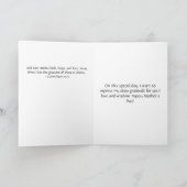 マザーズ・デイ・カード・ホワイト・ローズ カード (内部)