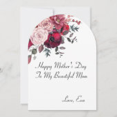 マザーズ・デイ・カード 招待状 (正面)