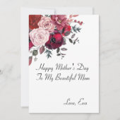 マザーズ・デイ・カード 招待状 (正面)