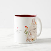 マザーズ・デイ・グラミー私たちは愛するバニー・ラビットフローラ ツートーンマグカップ (正面右)