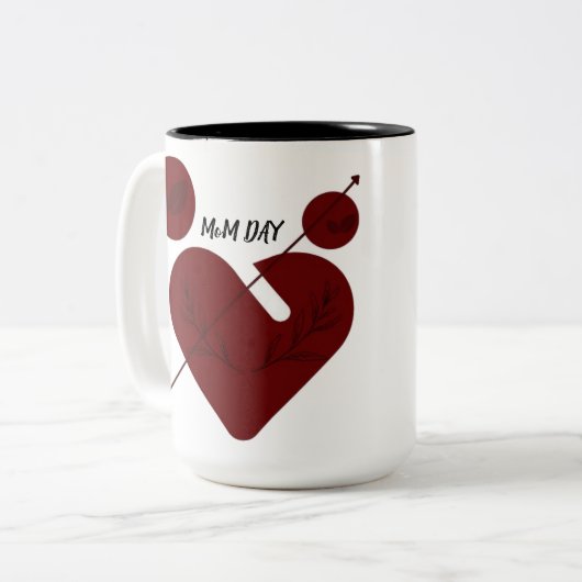 マザーズ・デイ・コーヒー・マグ ツートーンマグカップ (正面左)