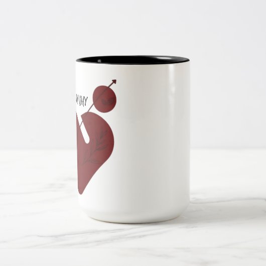 マザーズ・デイ・コーヒー・マグ ツートーンマグカップ (中央)