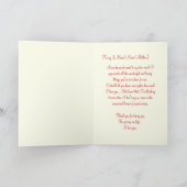 マザーズ・デイ・スリーピング・レディ・グリーティング・カード カード (内部)