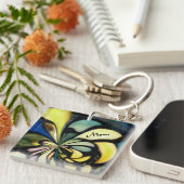 マザーズ・デイ・ティファニー・シルク キーホルダー (正面右)