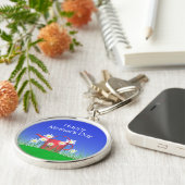 マザーズ・デイ・デイジーと散水缶 キーホルダー (側面)