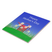 マザーズ・デイ・デイジーと散水缶 タイル (側面)