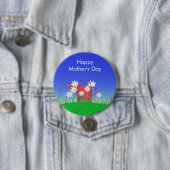 マザーズ・デイ・デイジーと散水缶 缶バッジ (インサイチュ)