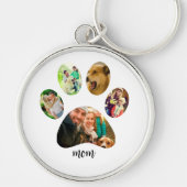 マザーズ・デイ・ドッグ・ママ | 5 Paw印刷フォトコラージュ キーホルダー (正面)