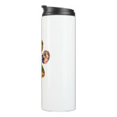 マザーズ・デイ・ドッグ・ママ | 5 Paw印刷フォトコラージュ タンブラー (回転右)