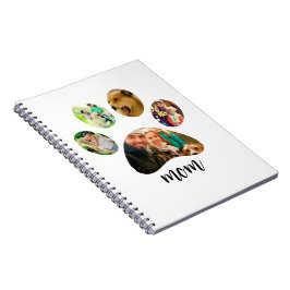 マザーズ・デイ・ドッグ・ママ | 5 Paw印刷フォトコラージュ ノートブック