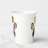 マザーズ・デイ・ドッグ・ママ | 5 Paw印刷フォトコラージュ 紙コップ (左)